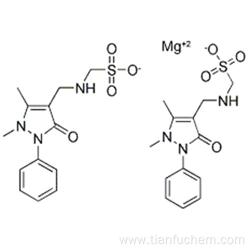 Magnesium,bis[[(2,3-dihydro-1,5-dimethyl-3-oxo-2-phenyl-1H-pyrazol-4-yl)methylamino-kN]methanesulfonato-kO]-,( 57188619,T-4)- (9CI) CAS 63372-86-1